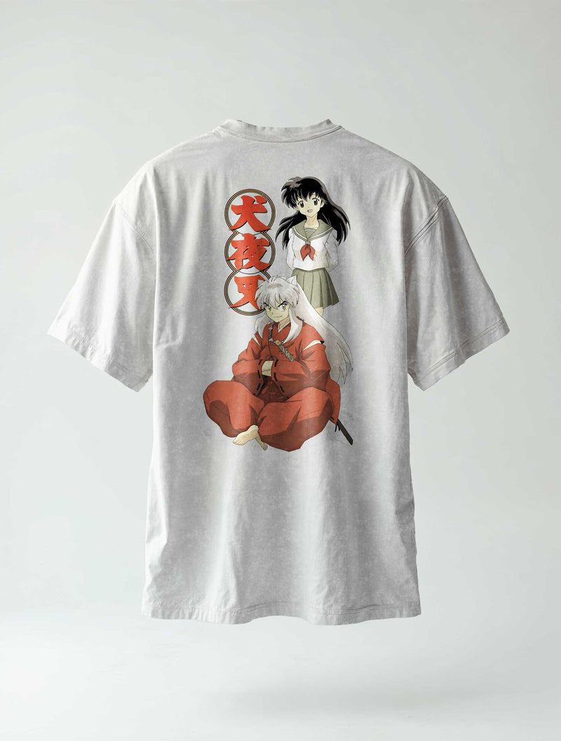 Inuyasha & Kagome Quest Vintage Tee - anime-inspired design by Torazen