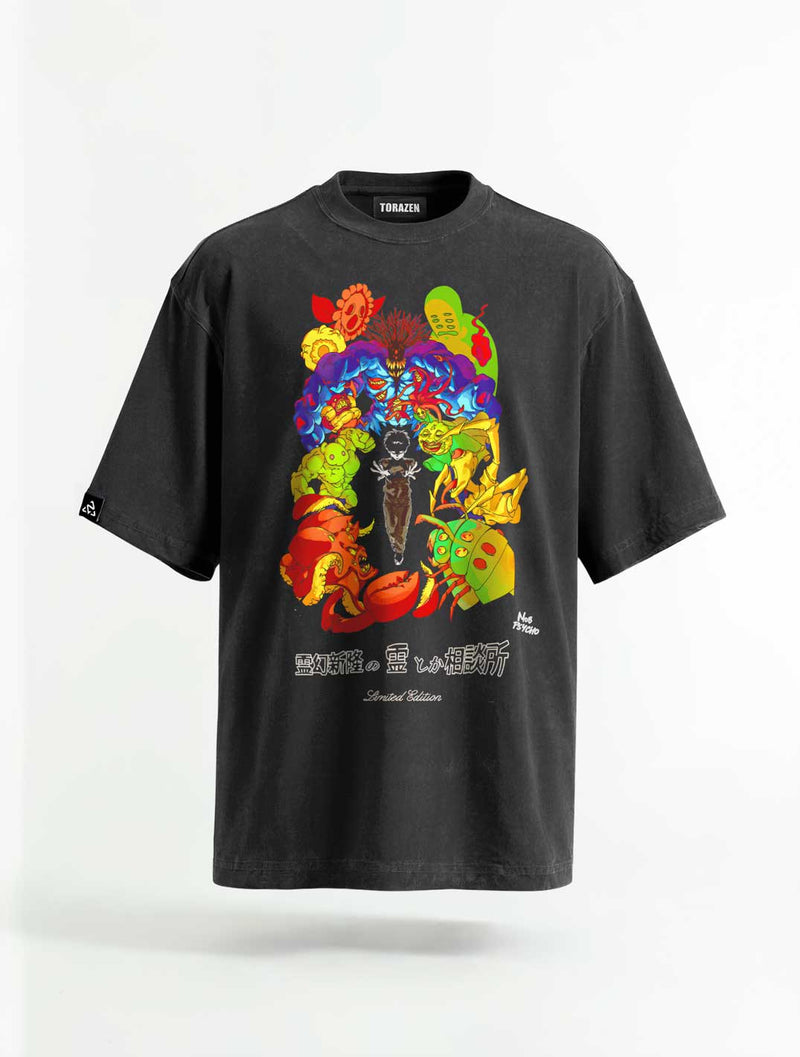 Spirit Surge Vintage Tee - Mob Psycho 100-inspired design by Torazen