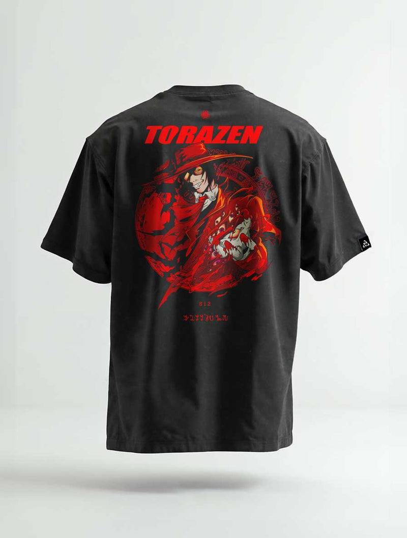 Crimson Hunt Vintage Tee - Hellsing-inspired design by Torazen