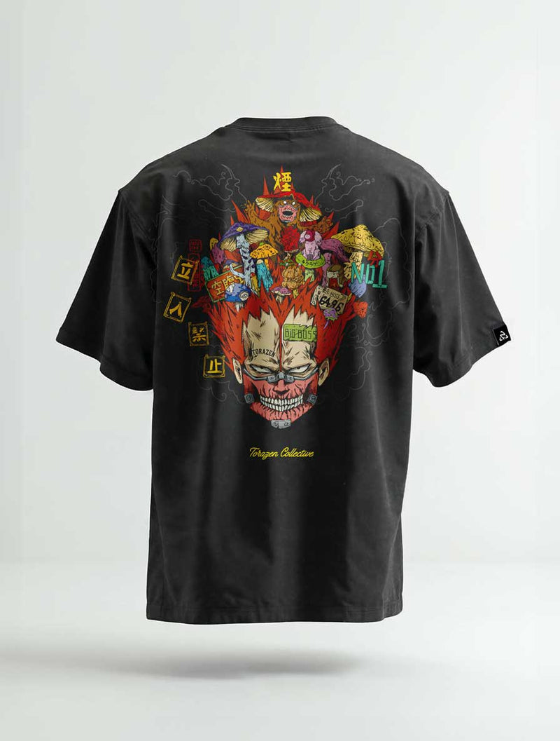 Mask Riot Vintage Tee - Dorohedoro-inspired design by Torazen