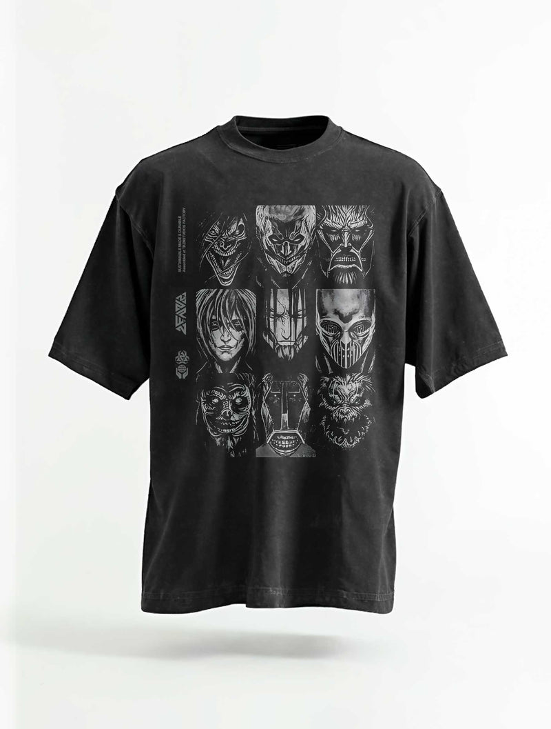 Titan Destruction Vintage Tee - Attack on Titan-inspired design by Torazen