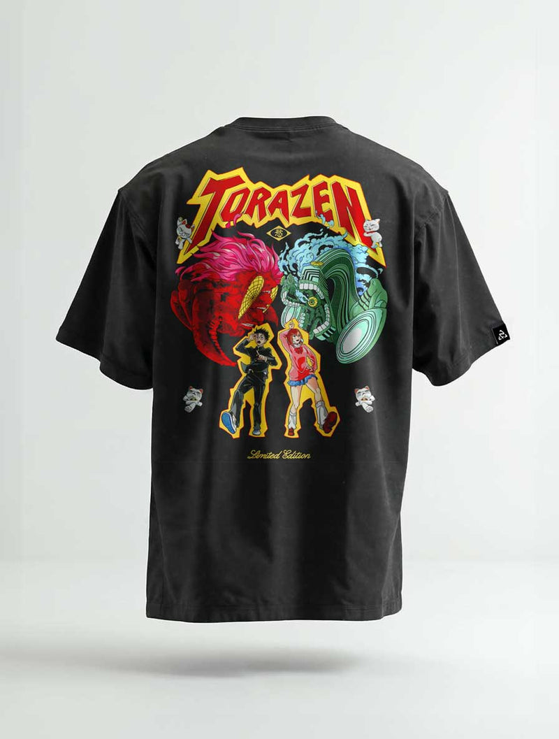 Turbo Duo Vintage Tee - Dan Da Dan-inspired design by Torazen