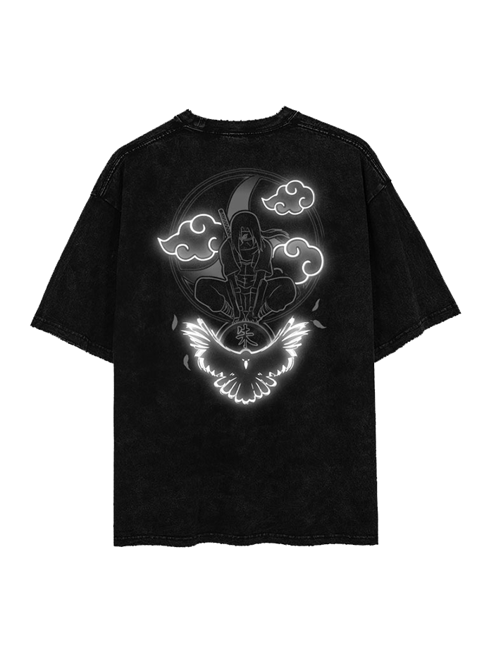 Clan Killer Reflective Vintage Tee - Naruto-inspired design by Torazen