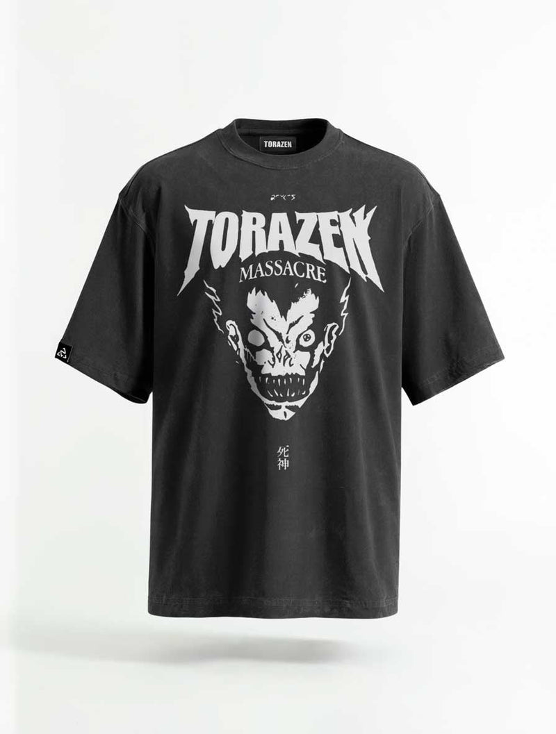 Grim Mask Vintage Tee - Death Note-inspired design by Torazen