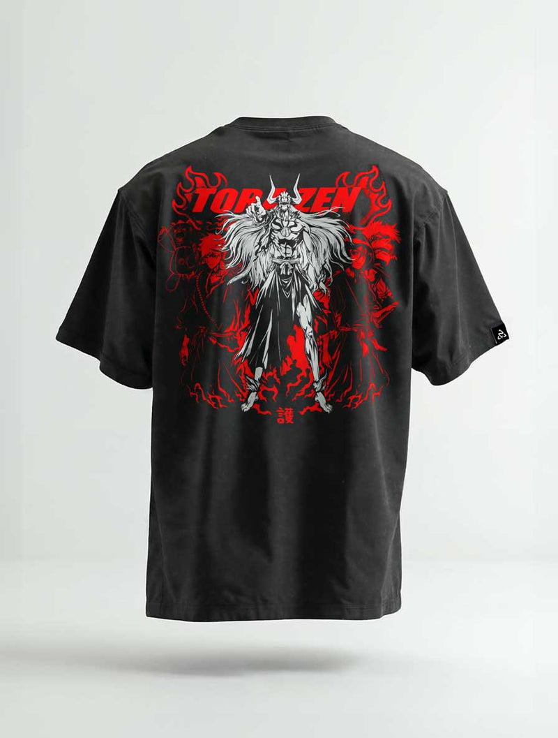 Crimson Hollow Vintage Tee - Bleach-inspired design by Torazen