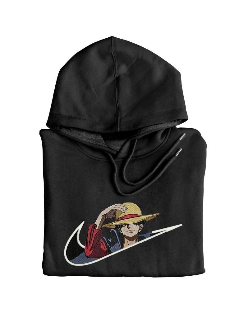 Reconstructed Icon Embroidery Hoodie - One Piece-inspired design by Torazen