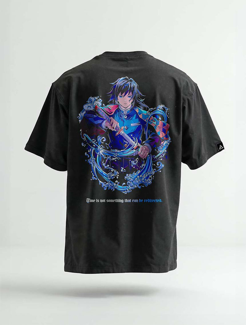 Water Poise Vintage Tee - Demon Slayer-inspired design by Torazen