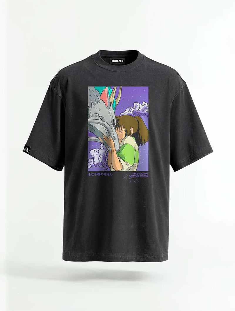 Dragon Sway Vintage Tee - Studio Ghibli-inspired design by Torazen