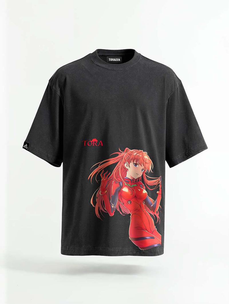 Scarlet Frame Vintage Tee - Evangelion-inspired design by Torazen