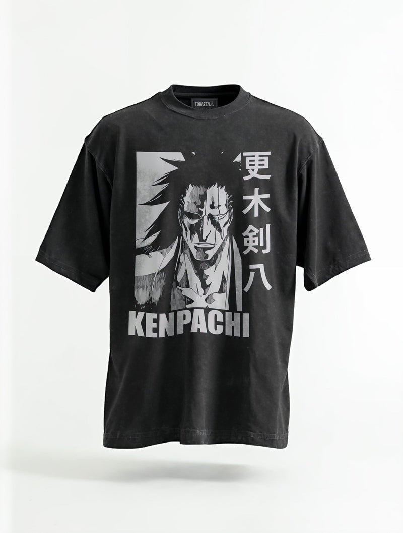 Kenpachi Vintage Tee - Bleach-inspired design by Torazen