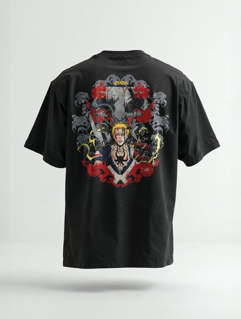 Soul Reaper Rebirth Vintage Tee - Bleach-inspired design by Torazen