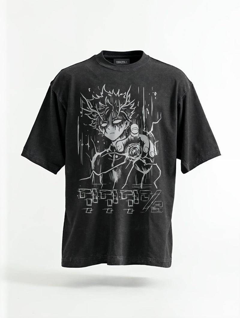 Kageyama 'Mob' Vintage Tee - Mob Psycho 100-inspired design by Torazen