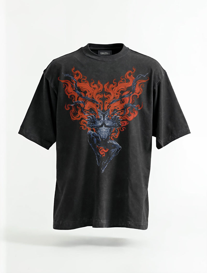 Garou Monster Unleashed Vintage Tee - One Punch Man-inspired design by Torazen
