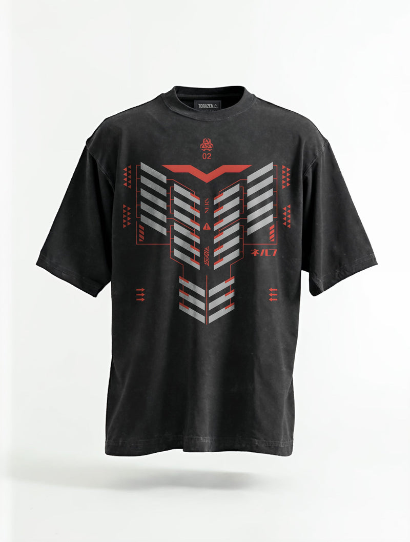 EVA Genesis Suit Vintage Tee - Evangelion-inspired design by Torazen