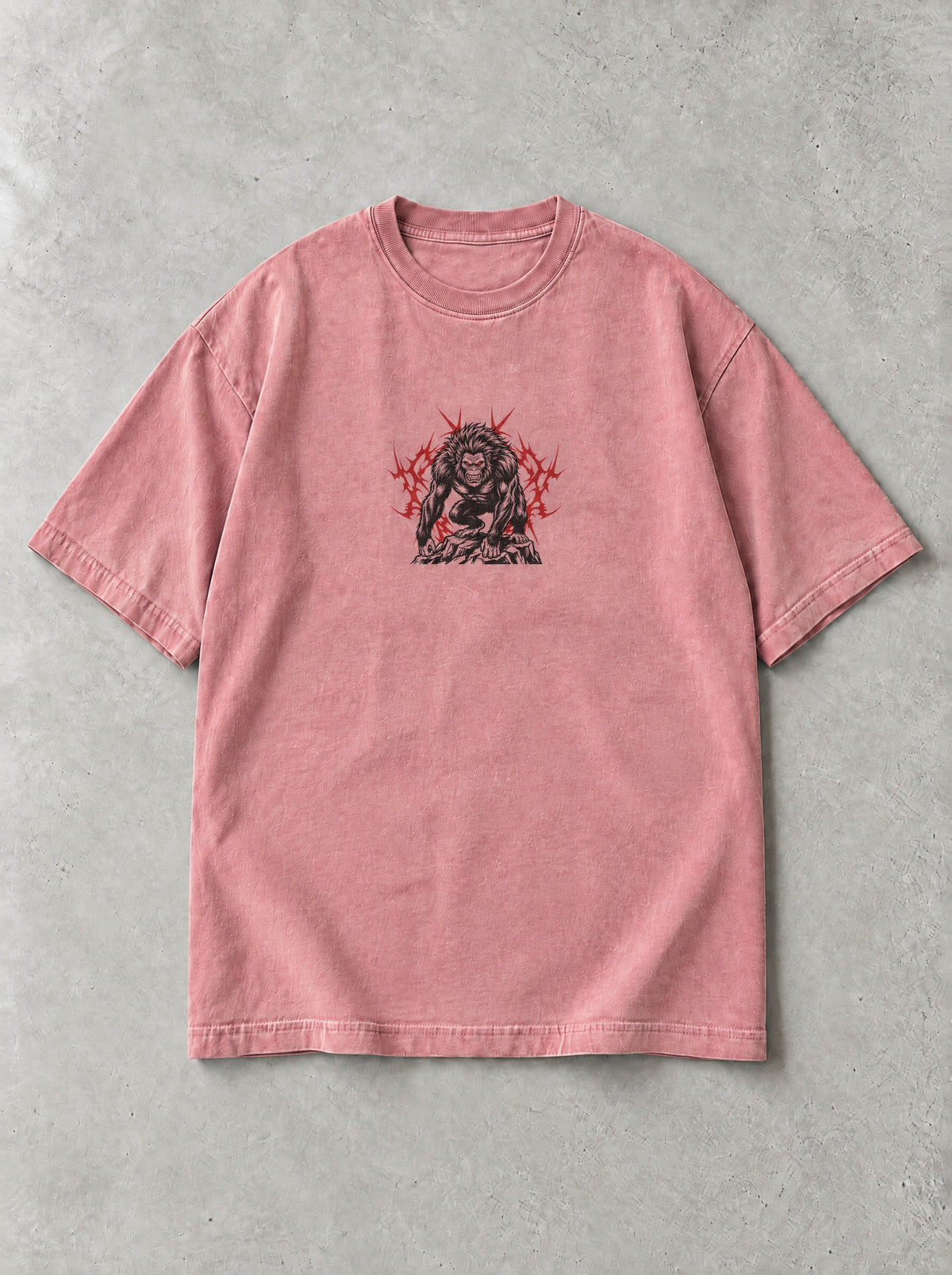 Beast Flex Vintage Tee - Baki-inspired design by Torazen, front view