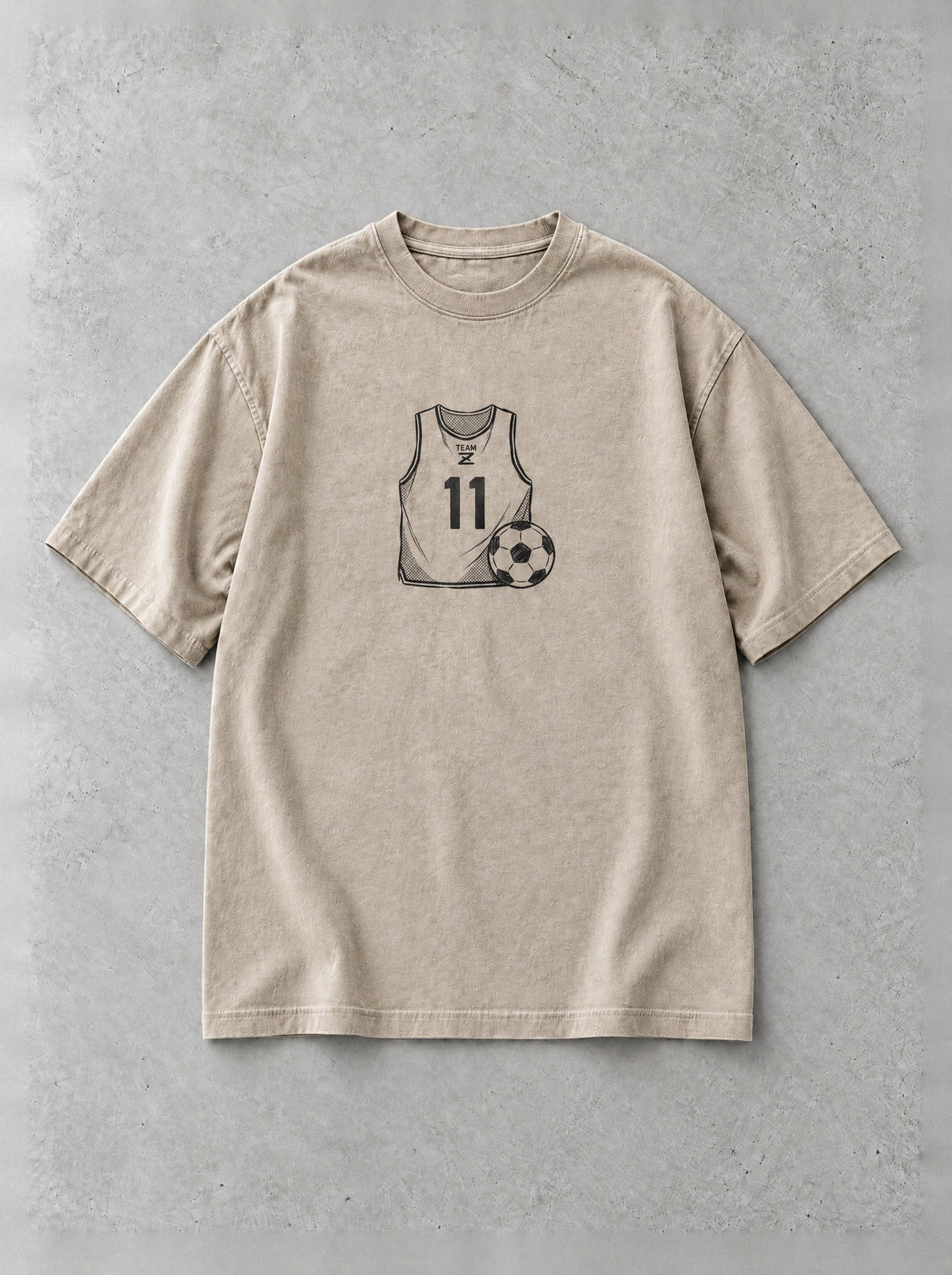 Goalmouth Volley Vintage Tee - Blue Lock-inspired design by Torazen, front view