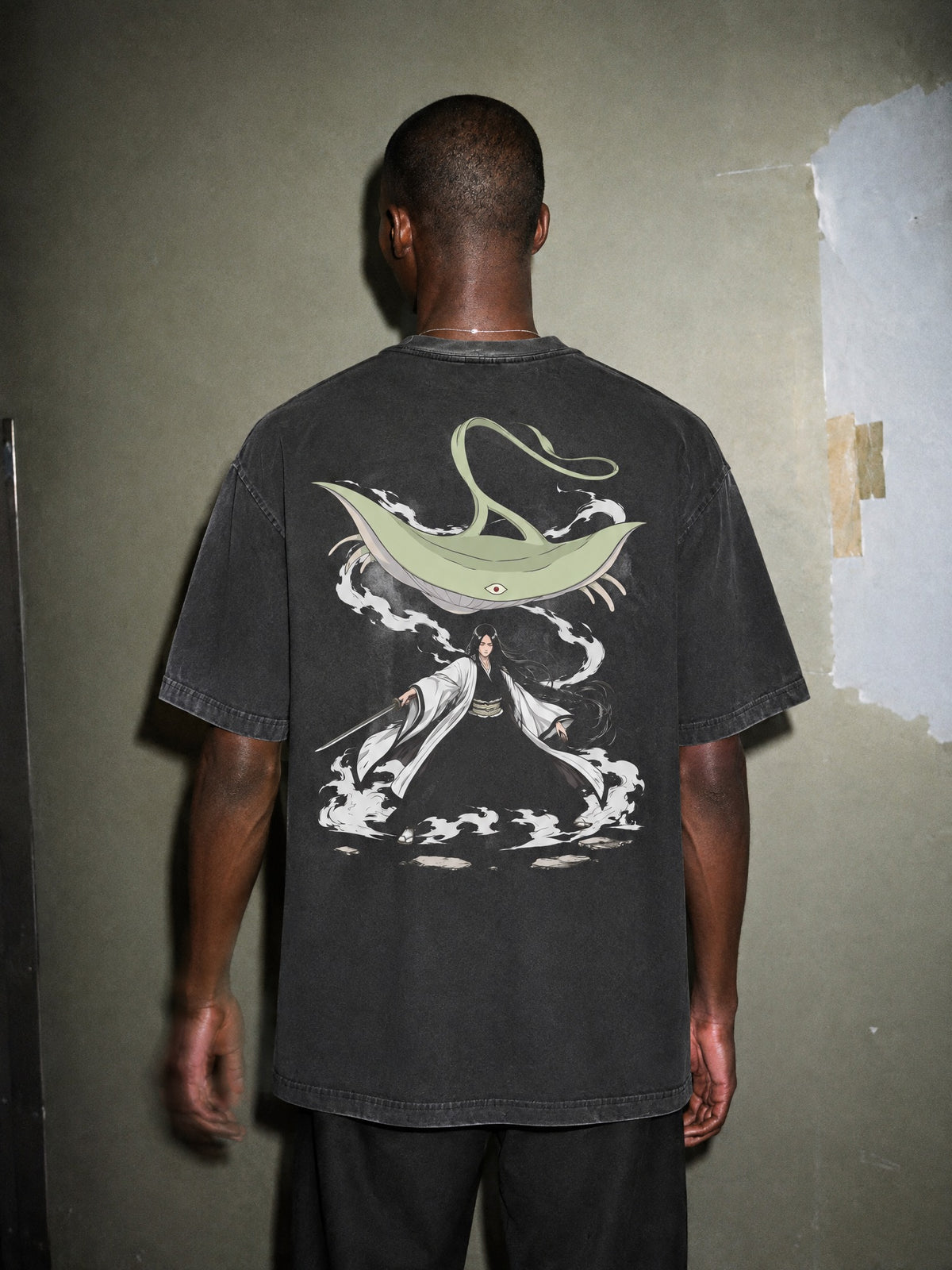 BLCH ✦ Healing Manta Vintage Tee by Torazen, worn on model