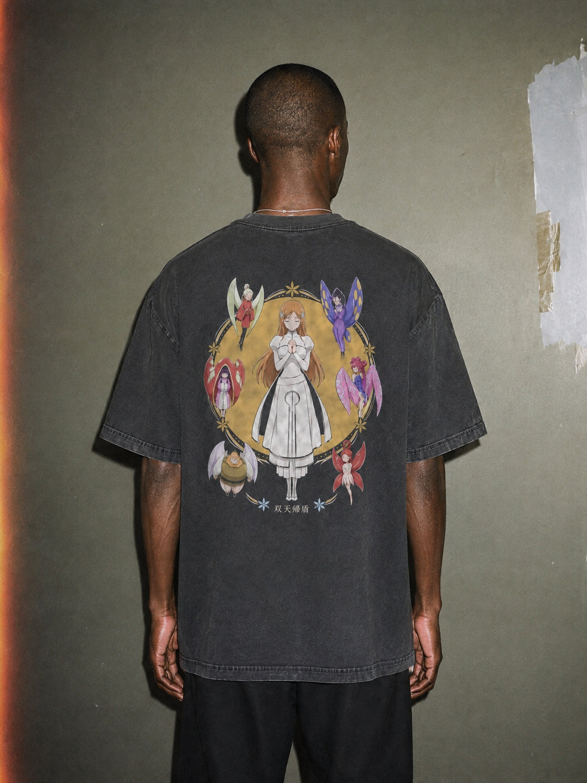 BLCH ✦ Six Flower Halo Vintage Tee by Torazen, worn on model