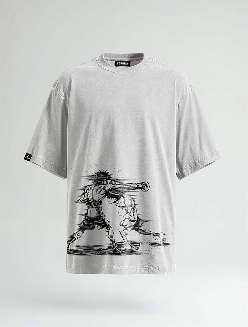 Ring Clash Vintage Tee - Hajime no Ippo-inspired design by Torazen
