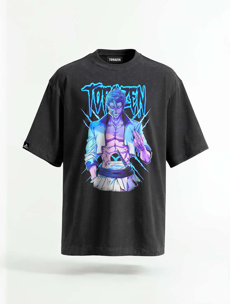 Frost Claw Vintage Tee - Bleach-inspired design by Torazen