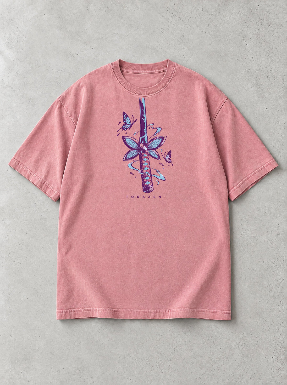 Butterfly Pillar Vintage Tee by Torazen, front view