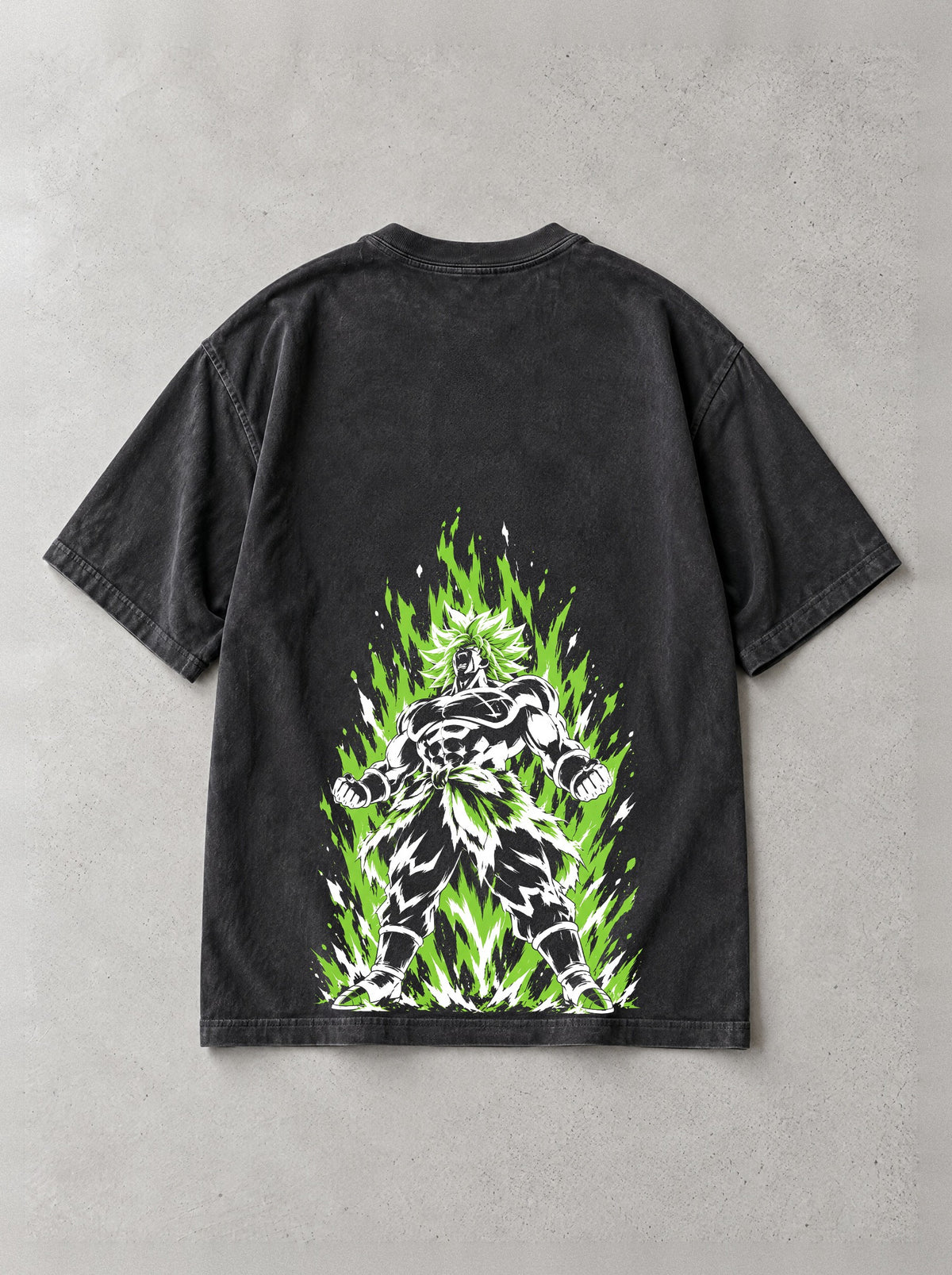 Legendary Rampage Vintage Tee - Dragon Ball Z-inspired design by Torazen, back view