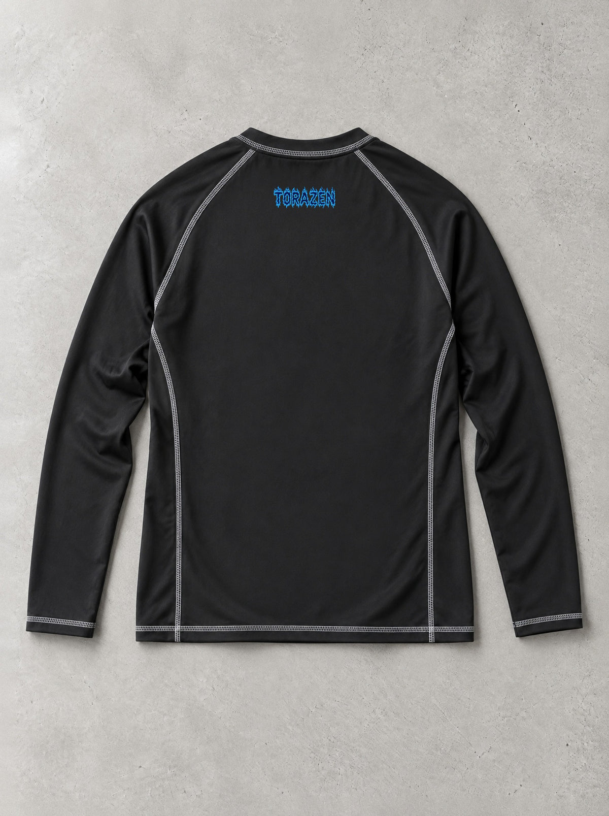 Pink Terror Long Sleeve Compression Top by Torazen, back view