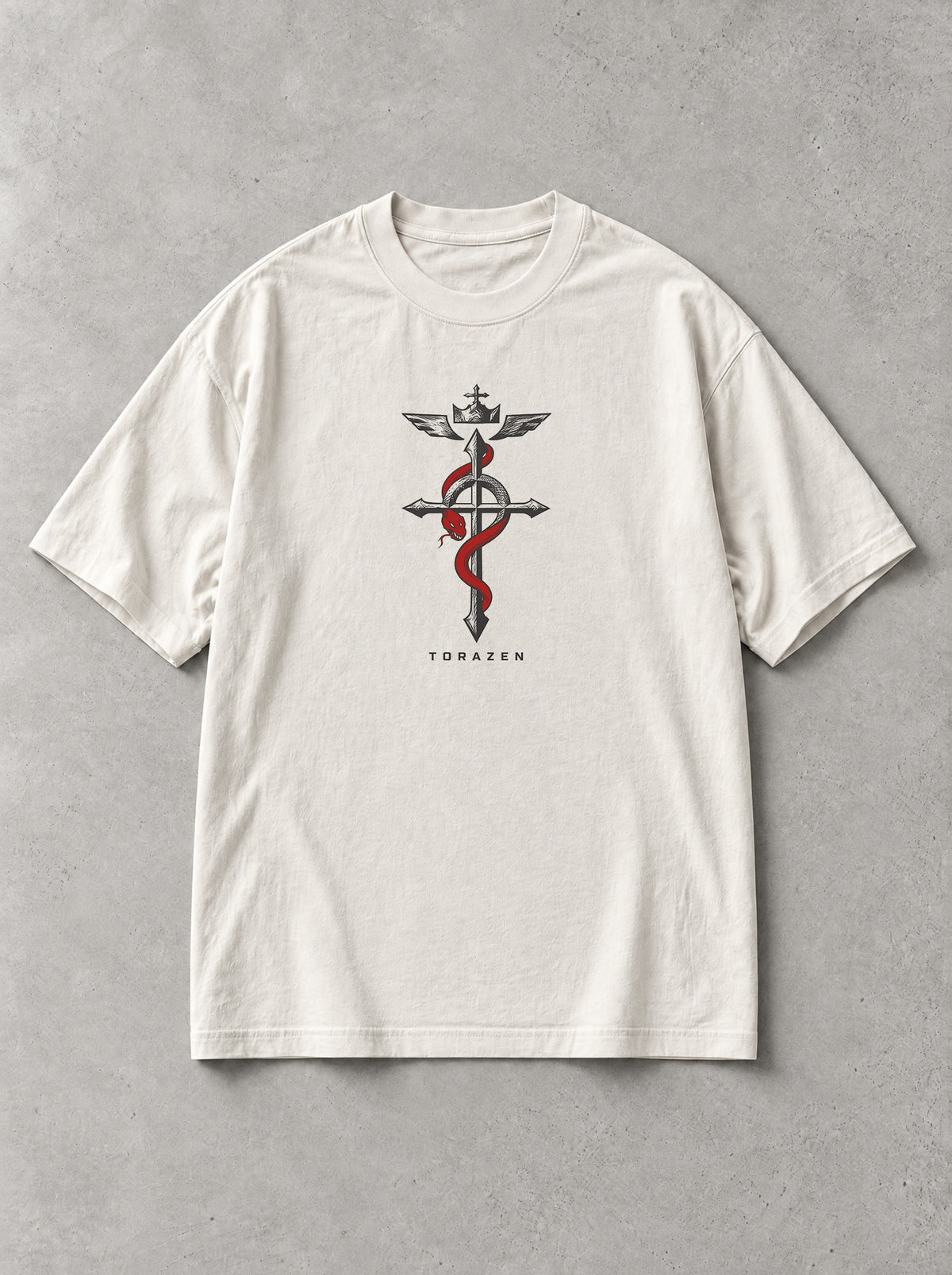 Truth Gate Stand Vintage Tee by Torazen, front view