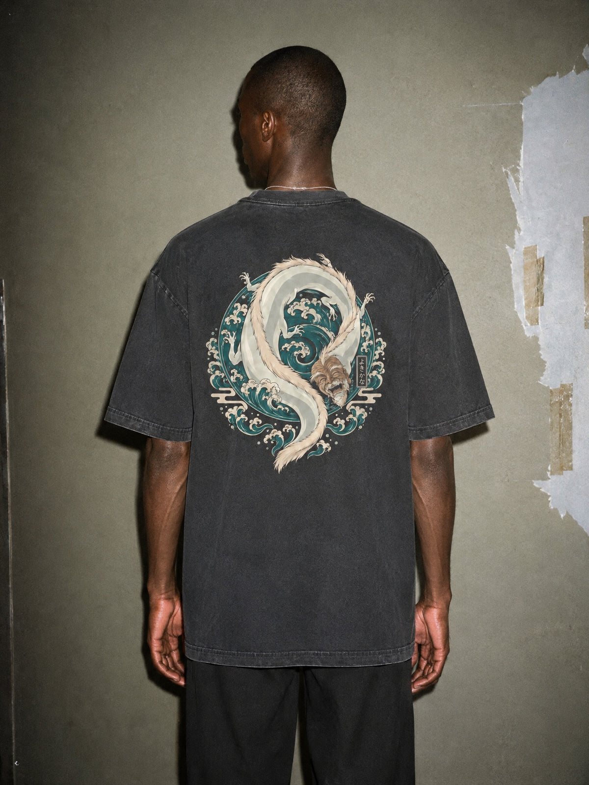 GHIBLI ✦ River Spirit Vintage Tee by Torazen, worn on model