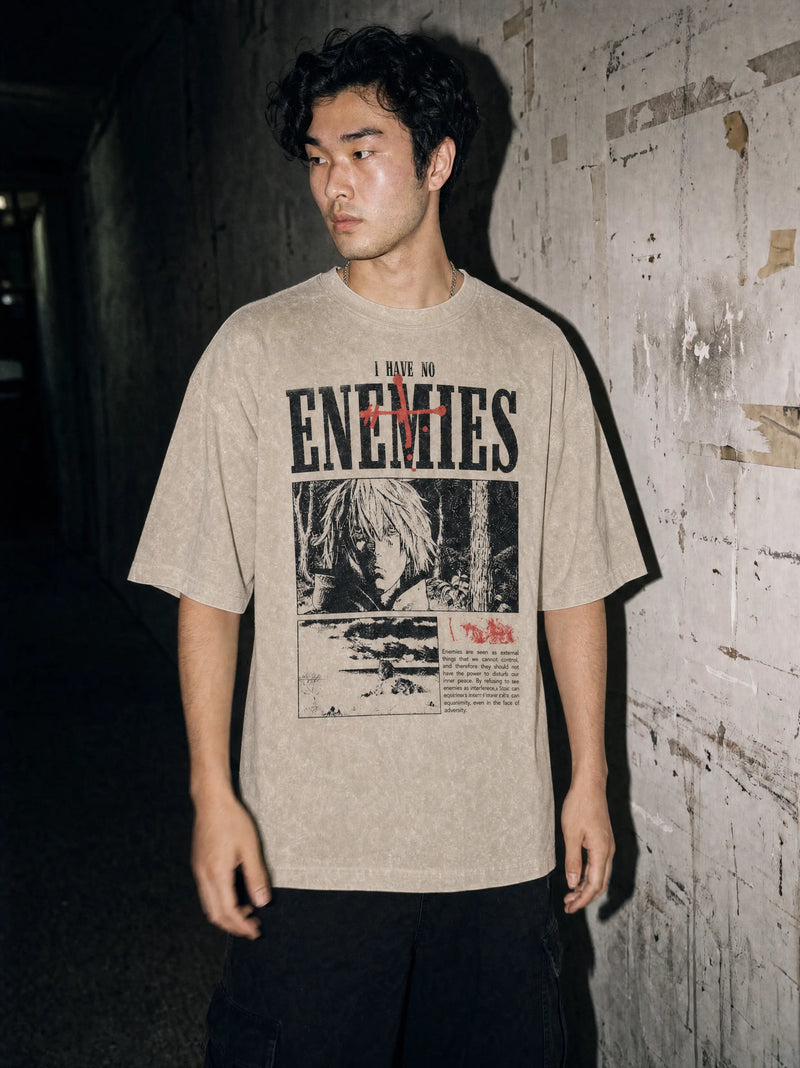 Thorfinn Enemies Vintage Tee - Vinland Saga-inspired design by Torazen