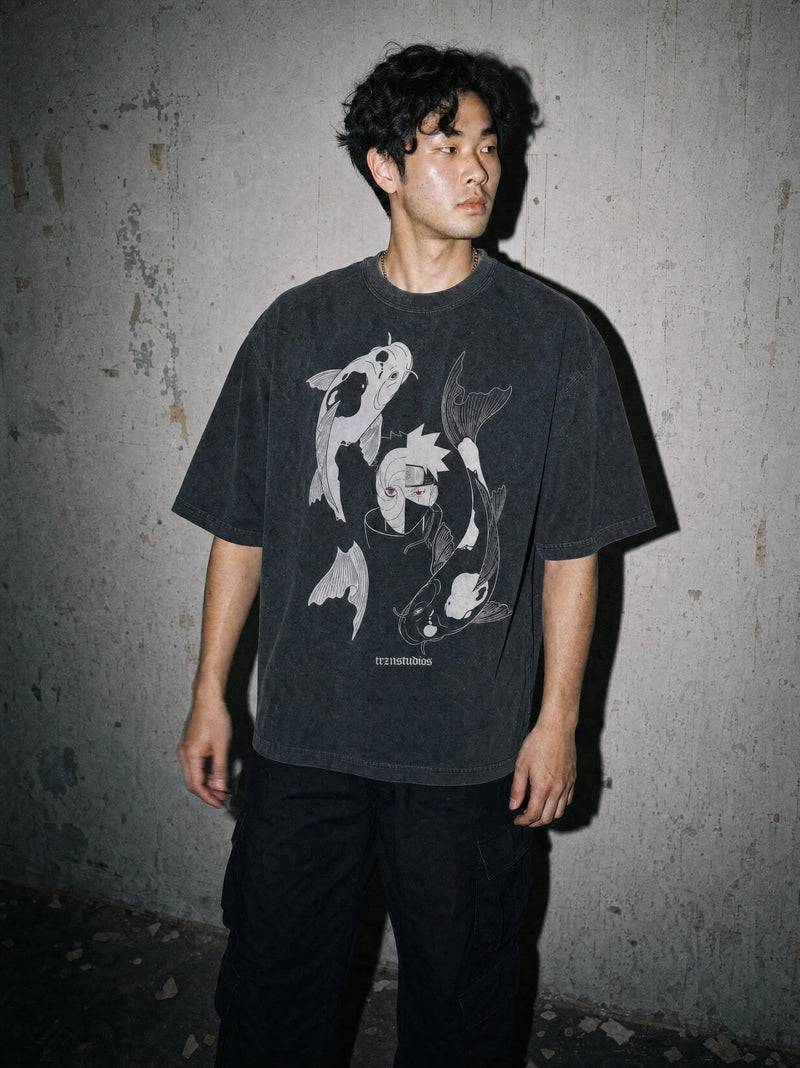 Obito x Kakashi Vintage Tee - Naruto-inspired design by Torazen