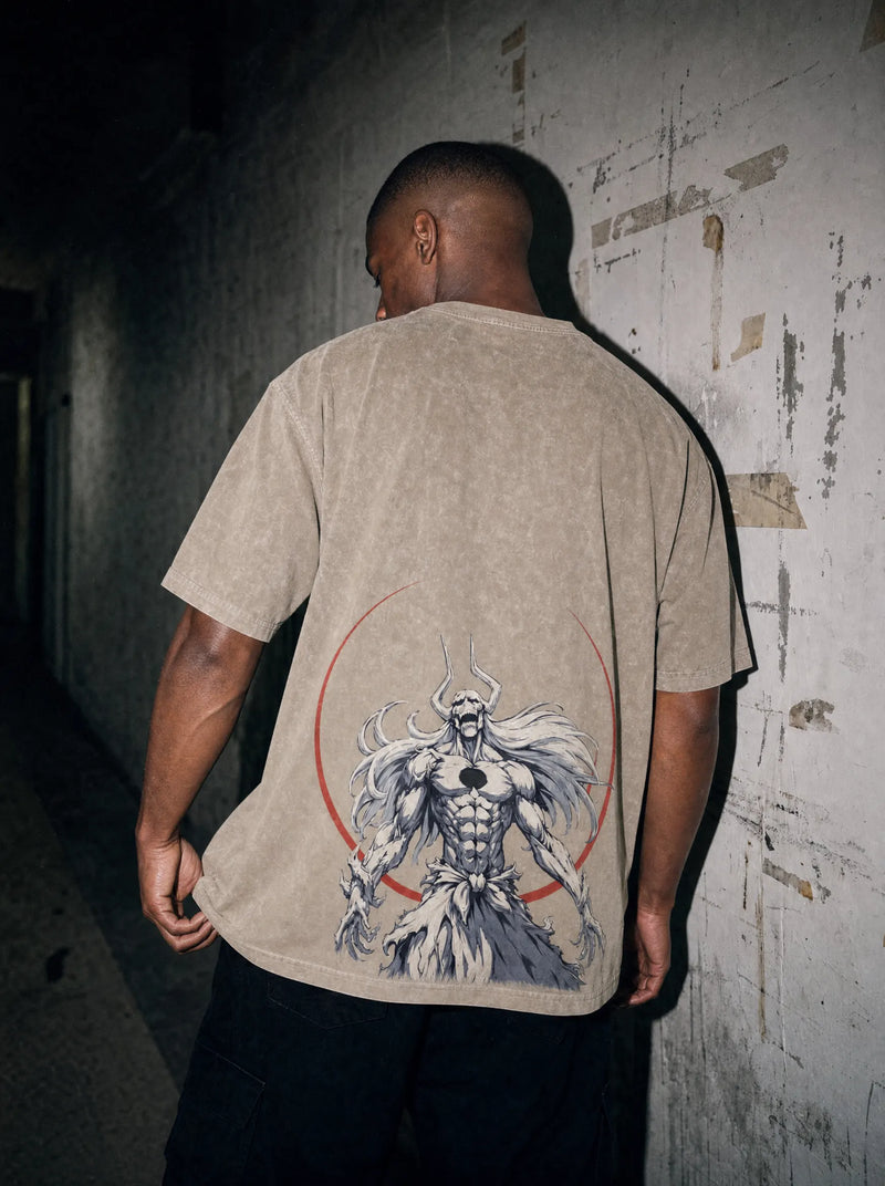 Vasto Lorde Horns Vintage Tee - Bleach-inspired design by Torazen
