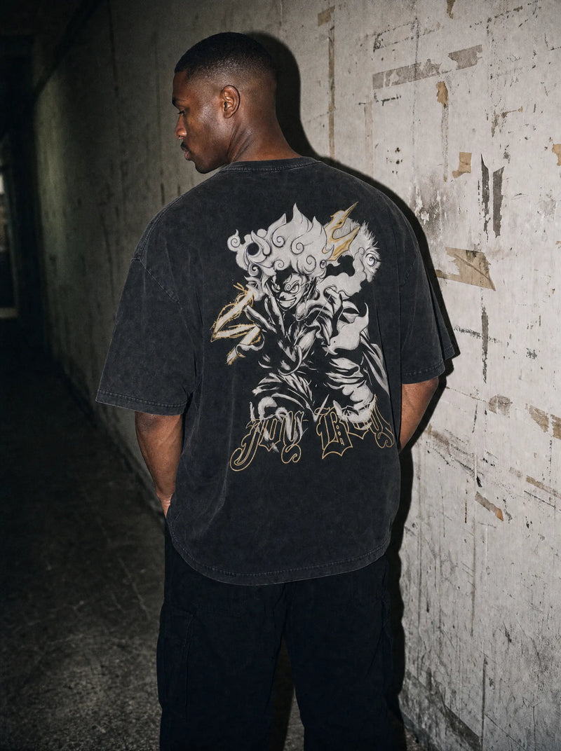 Straw Cpt. Joy Boy Legacy Vintage Tee - One Piece-inspired design by Torazen