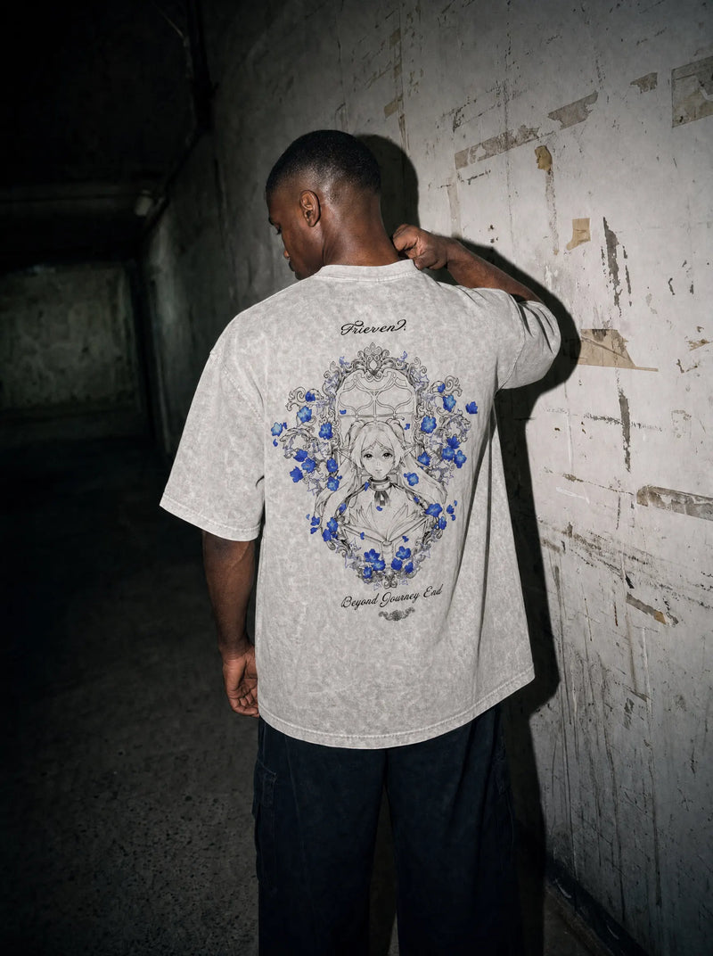 Frieren Journey Ends Vintage Tee - Frieren-inspired design by Torazen
