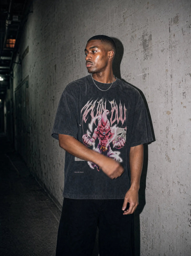 Majin Boo/Buu Vintage Tee - Dragon Ball Z-inspired design by Torazen