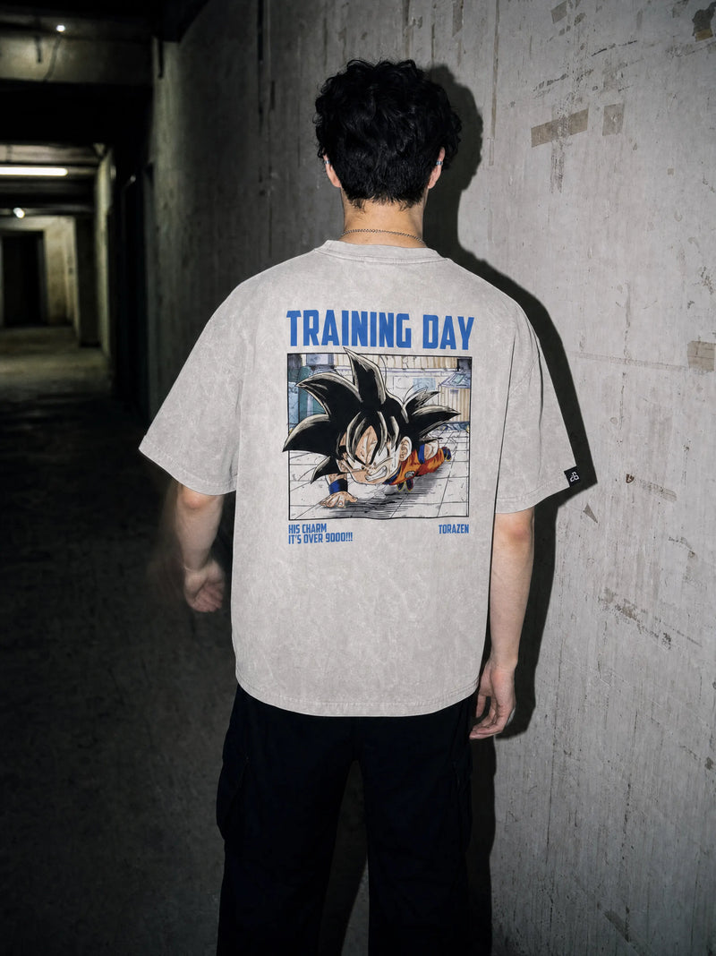 Gravity Push Vintage Tee - Dragon Ball Z-inspired design by Torazen
