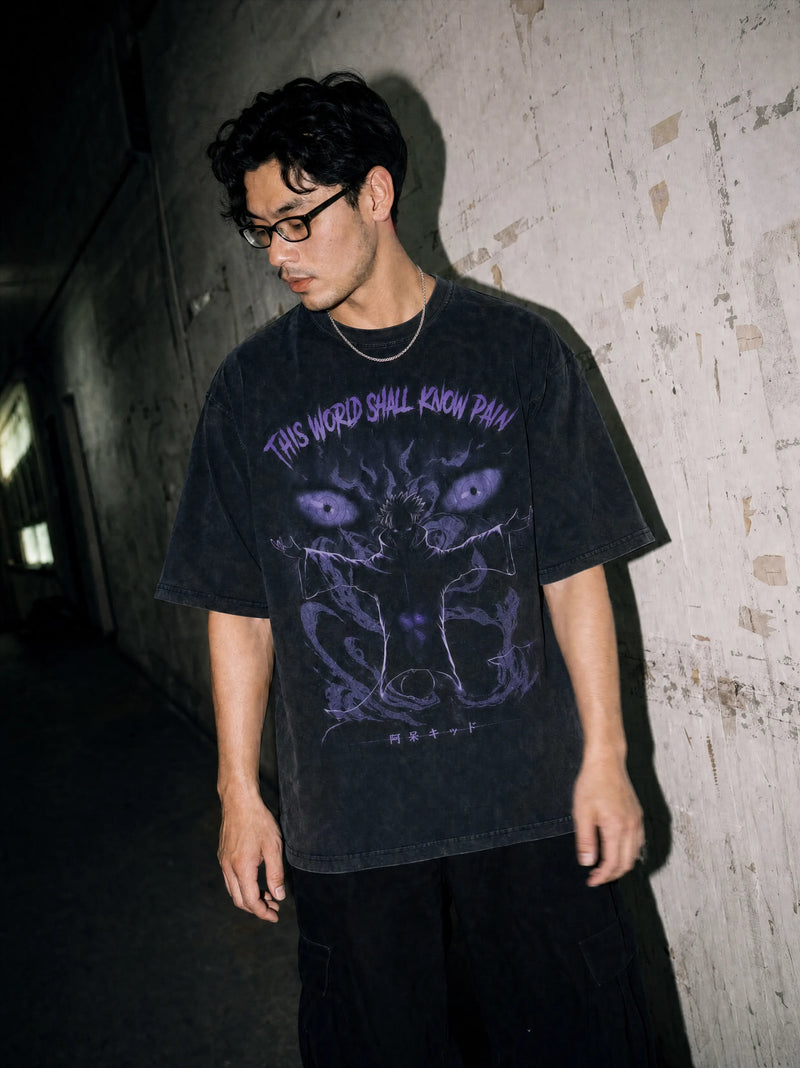 World of Pain v3 Vintage Tee - Naruto-inspired design by Torazen