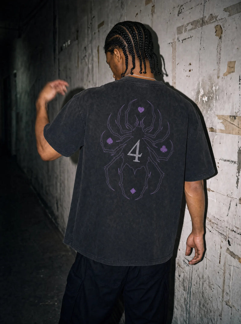 Trick Web Vintage Tee - Hunter x Hunter-inspired design by Torazen