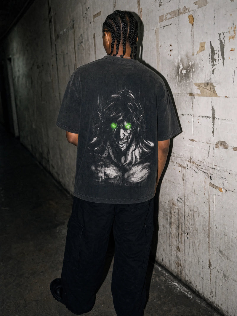 Fury Sight Vintage Tee - Attack on Titan-inspired design by Torazen