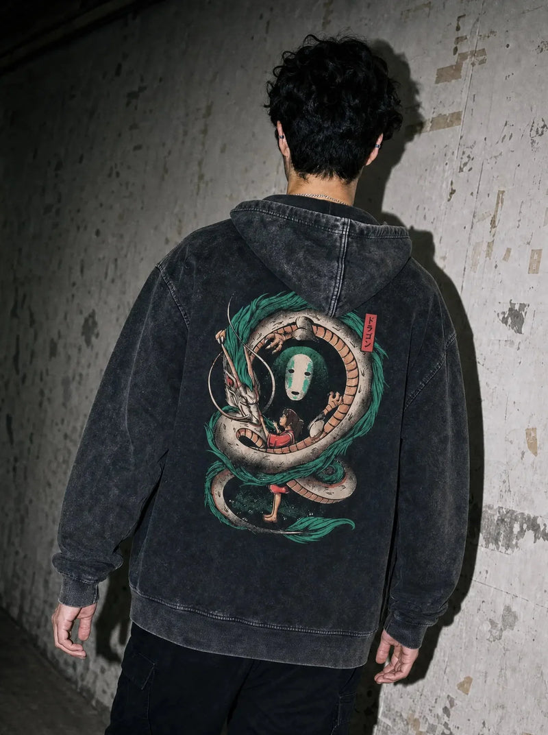 OTH ✦ Chihiro Vintage Hoodie - model wearing