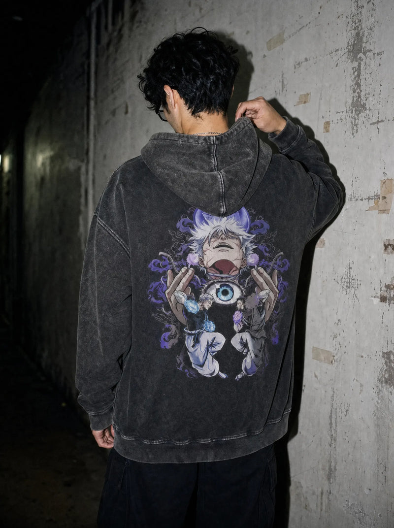 Showdown Vintage Hoodie - Jujutsu Kaisen-inspired design by Torazen