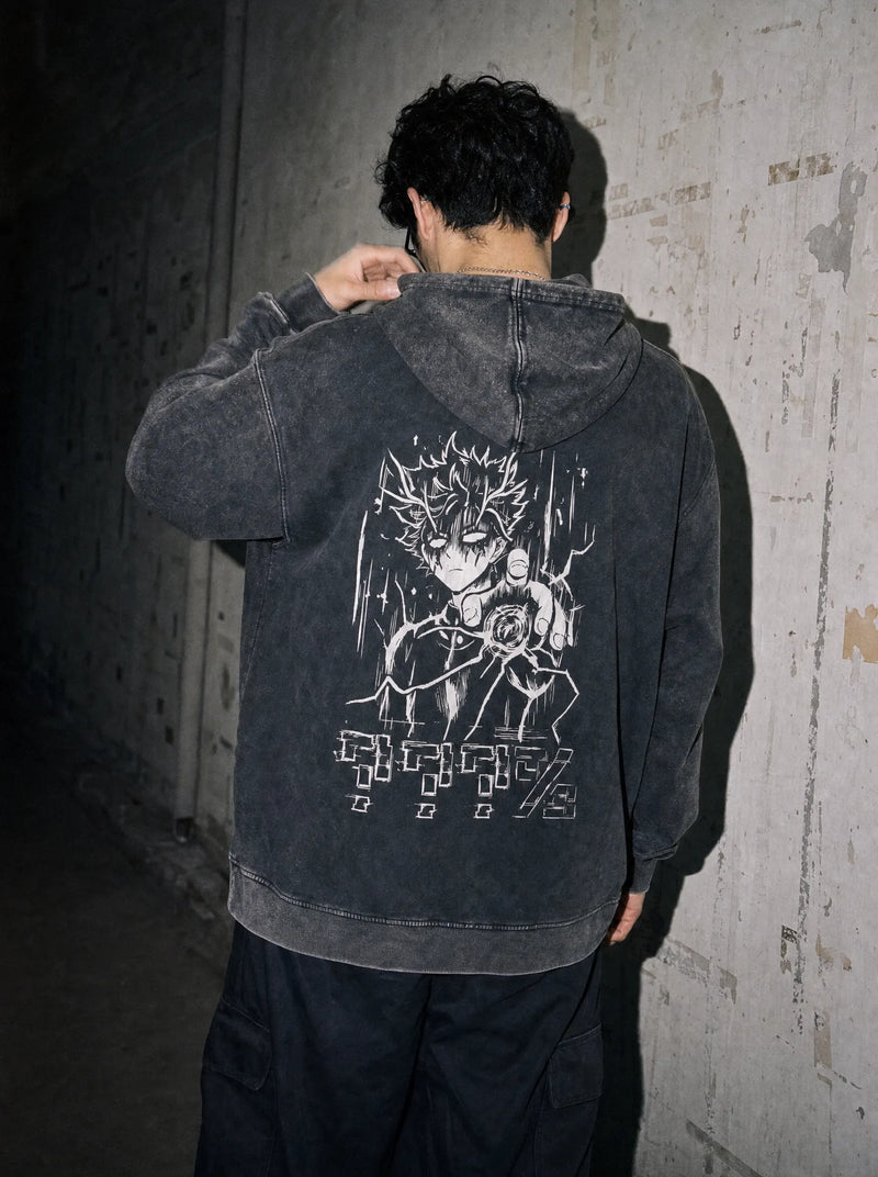 OTH ✦ Mob Psycho v2 Vintage Hoodie - model wearing