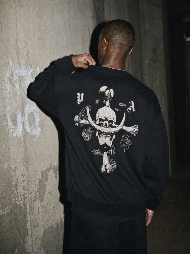 OP ✦ Whitebeard Legacy Knitted Sweater on-model PDP image