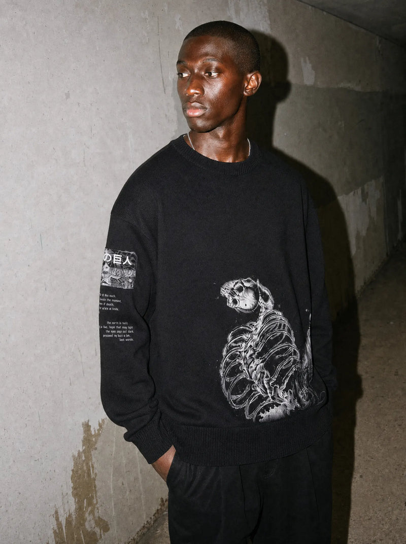 AOT ✦ Founding Titan Knitted Sweater on-model PDP image