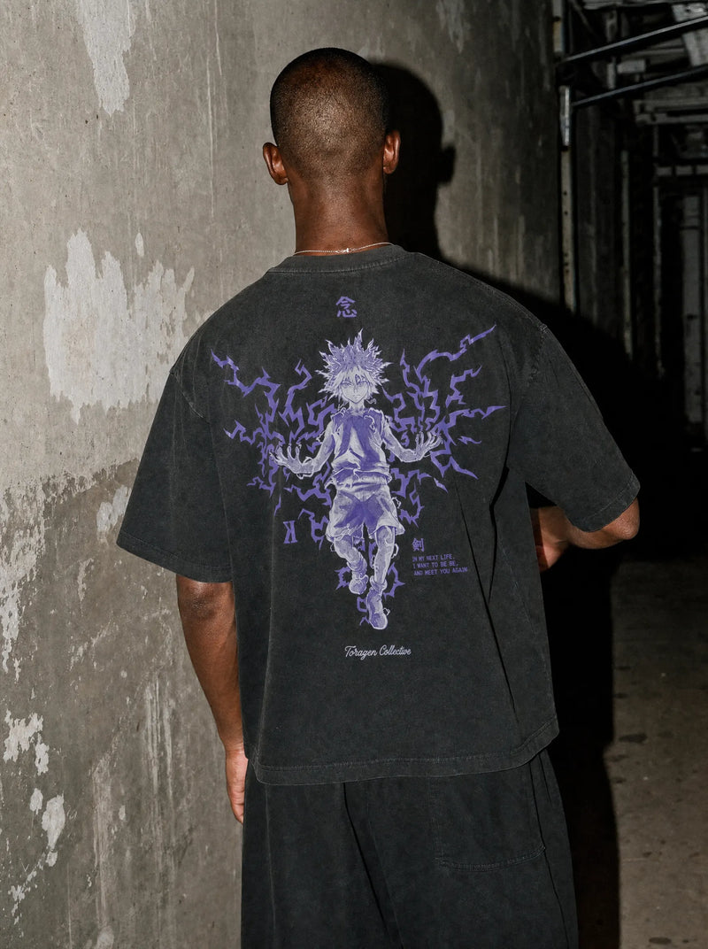Volt Vein Vintage Tee - Hunter x Hunter-inspired design by Torazen