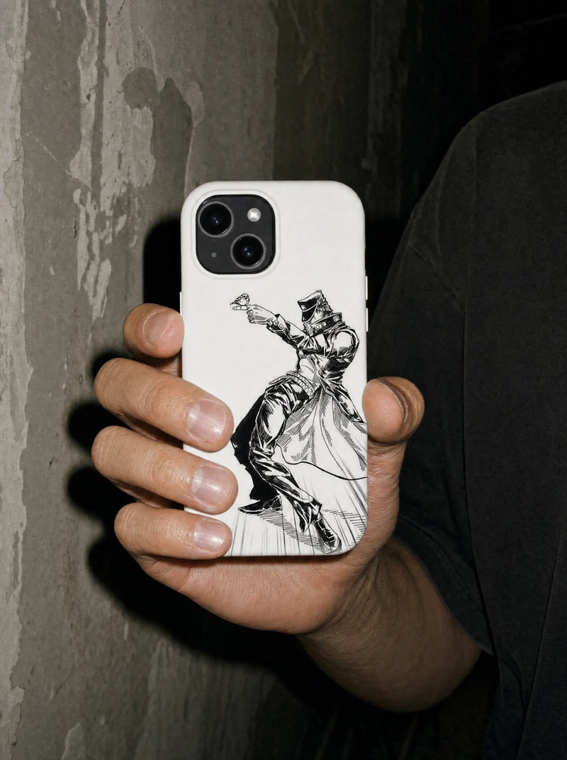 OTH ✦ Jotaro iPhone Case on-model PDP image
