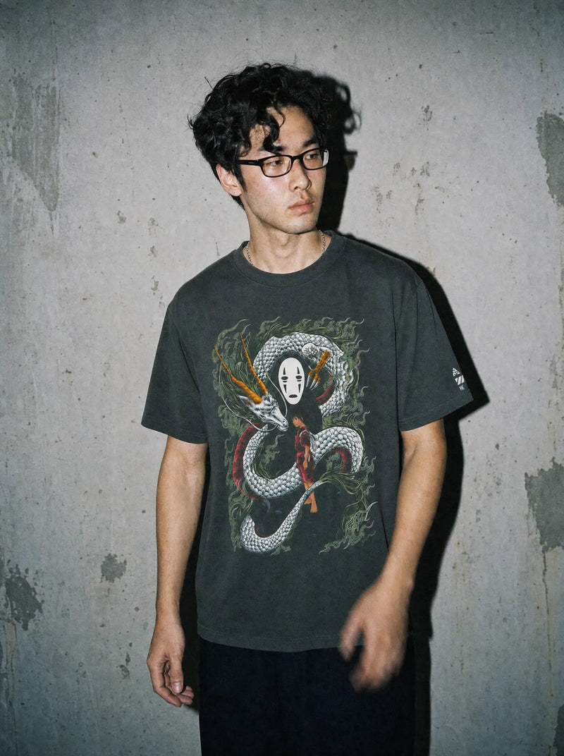 GHIBLI ✦ Chihiro x Foreman Graphic Tee on-model PDP image