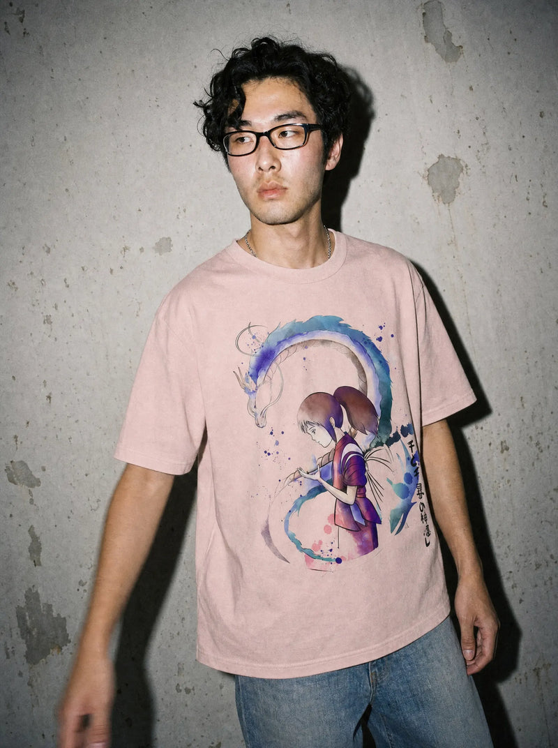 GHIBLI ✦ Spirited Away Graphic Tee on-model PDP image