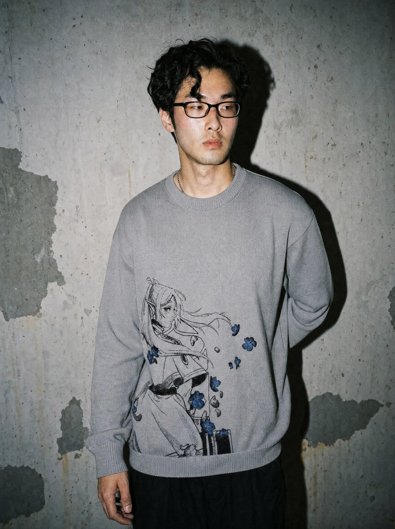 OTH ✦ Frieren Memories Knitted Sweater on-model PDP image