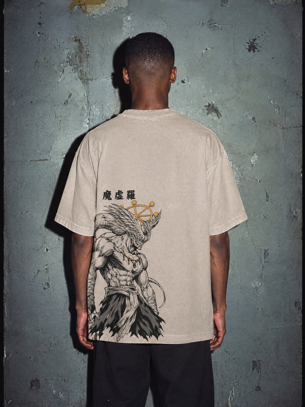 JJK ✦ Adaptation Rite Vintage Tee by Torazen, worn on model
